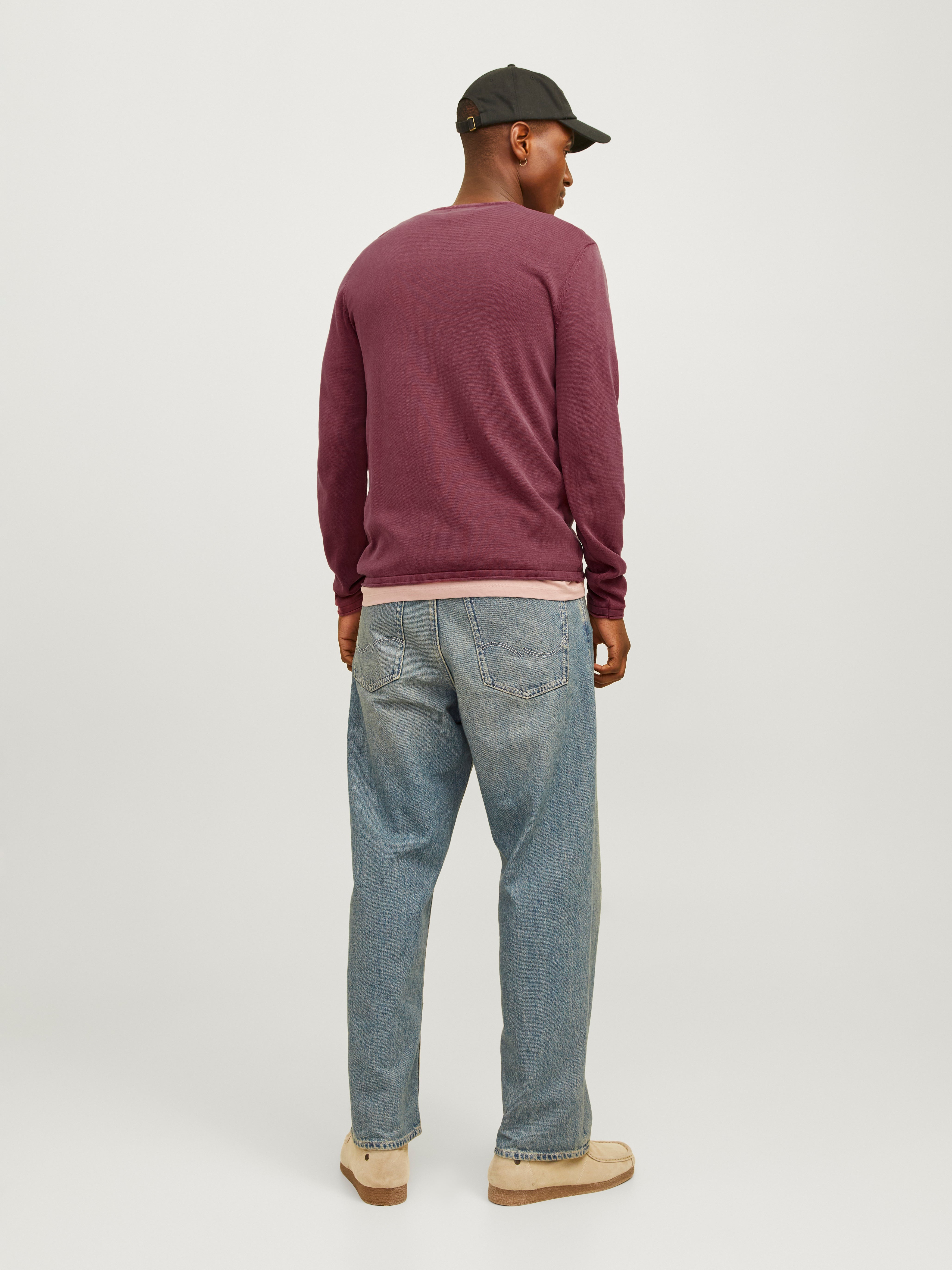 Crew neck Knitted Pullover | Medium 