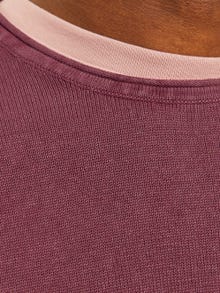 Jack & Jones Plain Knitted pullover -Hawthorn Rose - 12174001