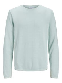 Jack & Jones Plain Knitted pullover -Soothing Sea - 12174001