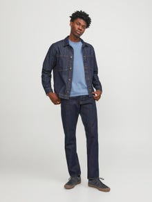 Jack & Jones Yksivärinen Pyöreäkauluksinen neulepusero -Pacific Coast - 12174001