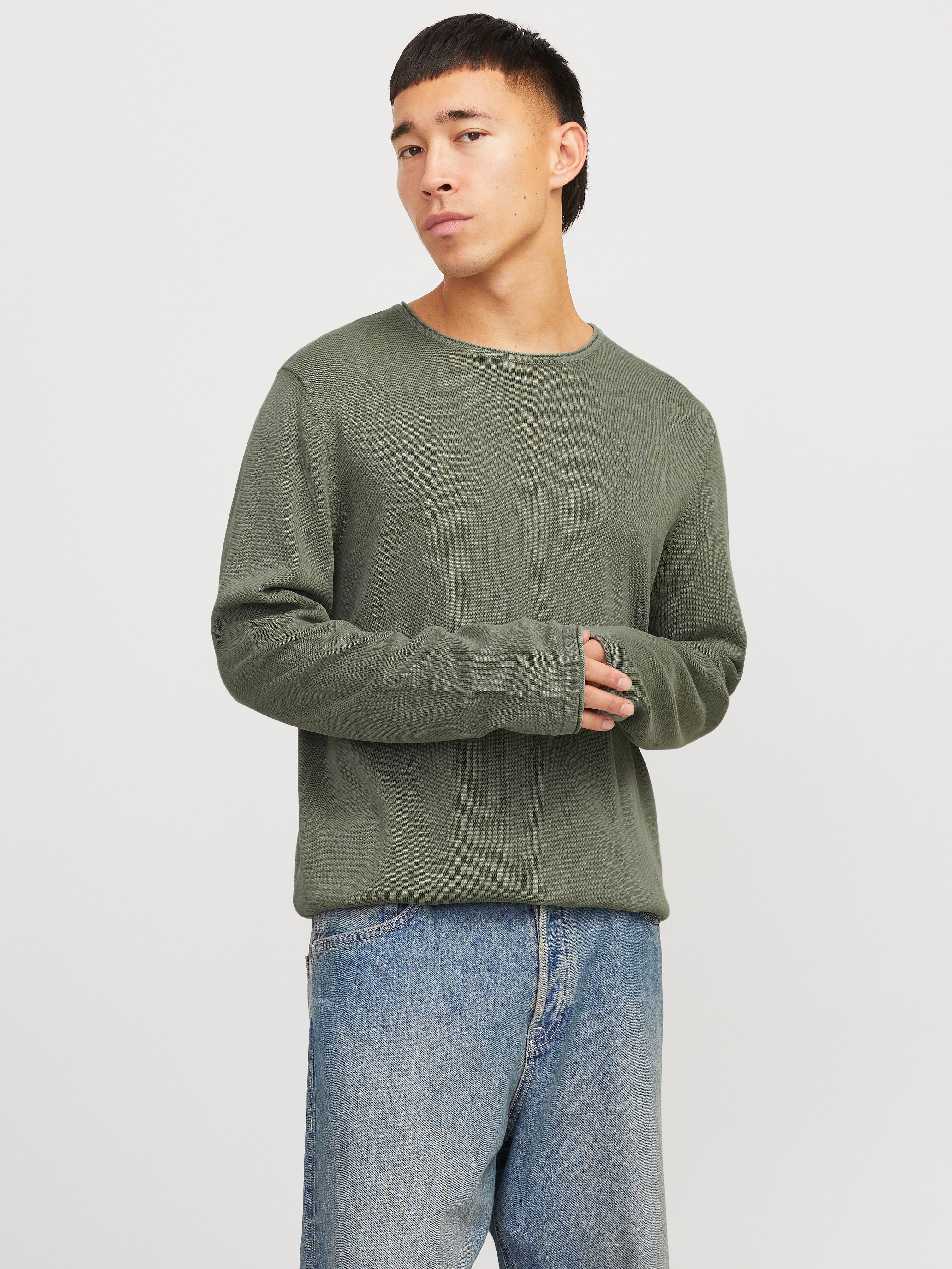 Thumbnail - Einfarbig Strickpullover