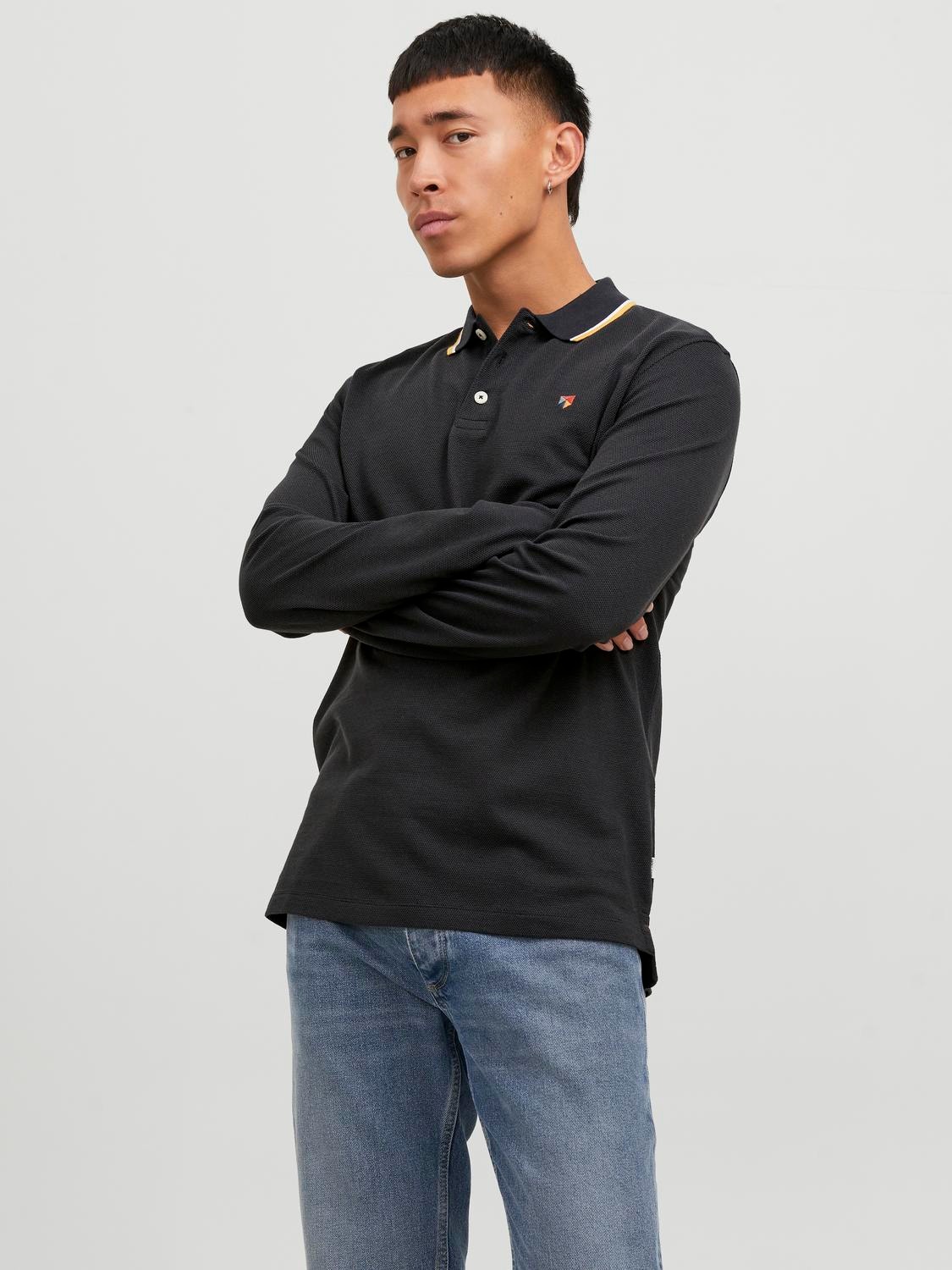Jack & Jones T-shirt Uni Polo -Black - 12174038