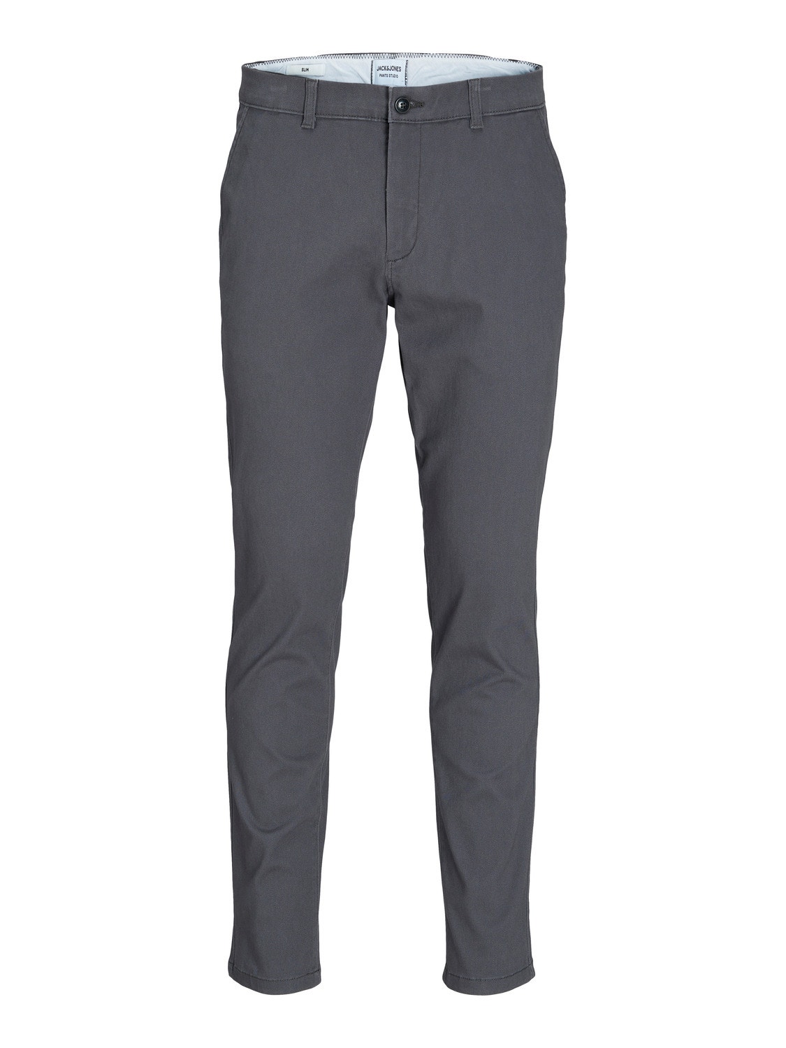 Jack & Jones Slim Fit Spodnie chino -Asphalt - 12174152