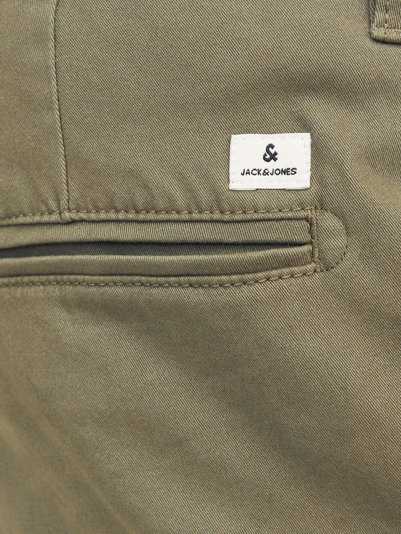 Jack & Jones Slim Fit Spodnie chino -Dusty Olive - 12174152