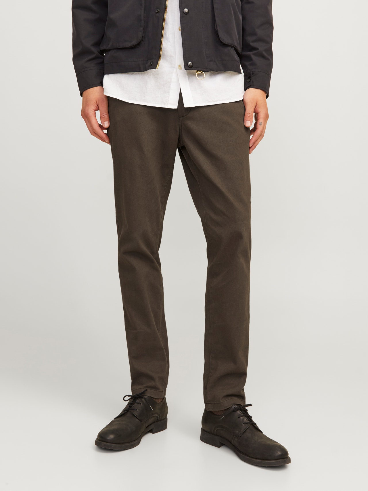 Jack & Jones Slim Fit Puuvillased püksid -Wren - 12174152