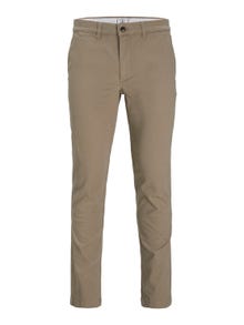 Jack & Jones Slim Fit Plátěné kalhoty Chino -Beige - 12174307