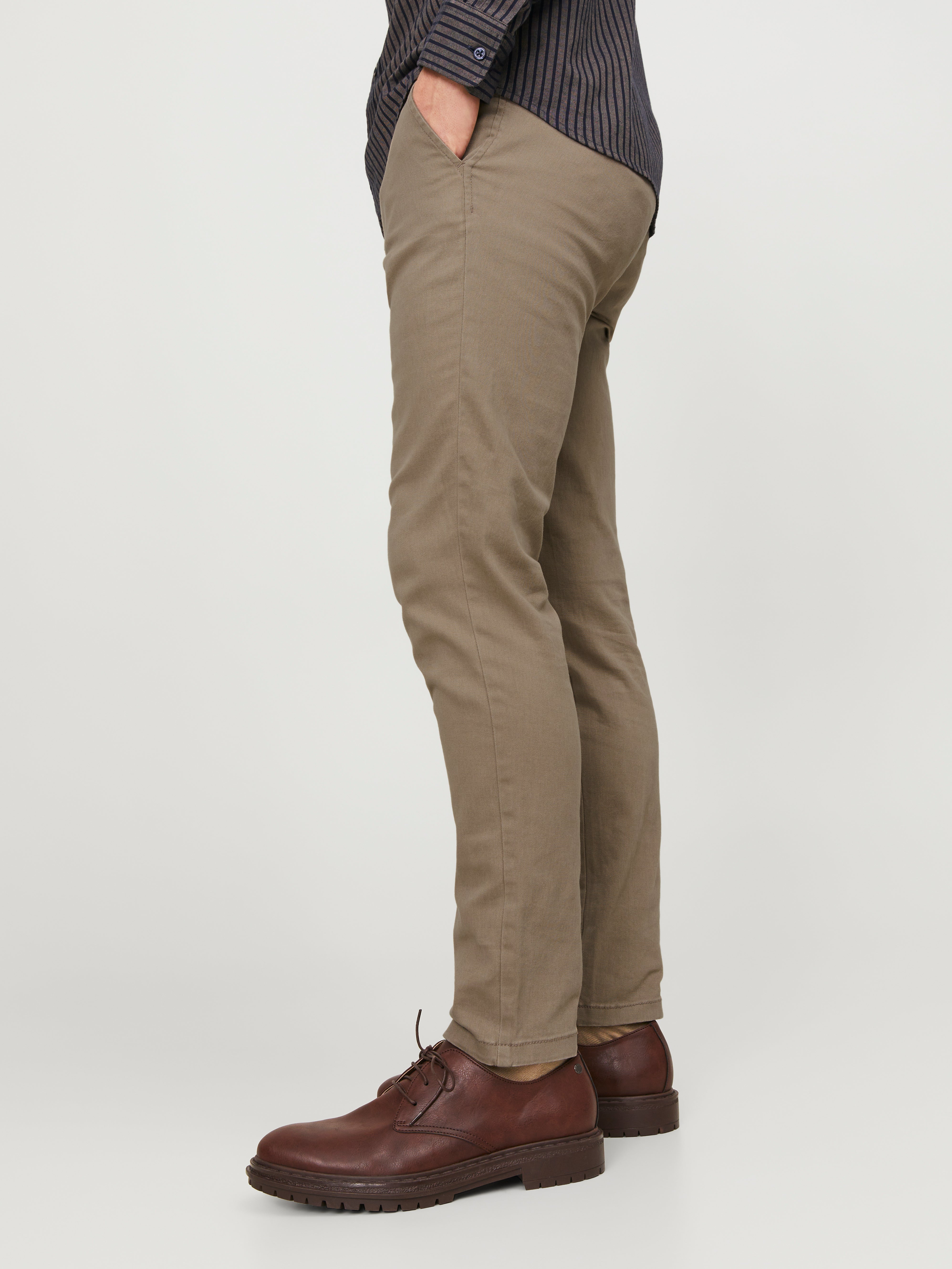 Jack & Jones Slim Fit Szövetnadrág -Beige - 12174307