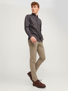 Jack & Jones Slim Fit Szövetnadrág -Beige - 12174307