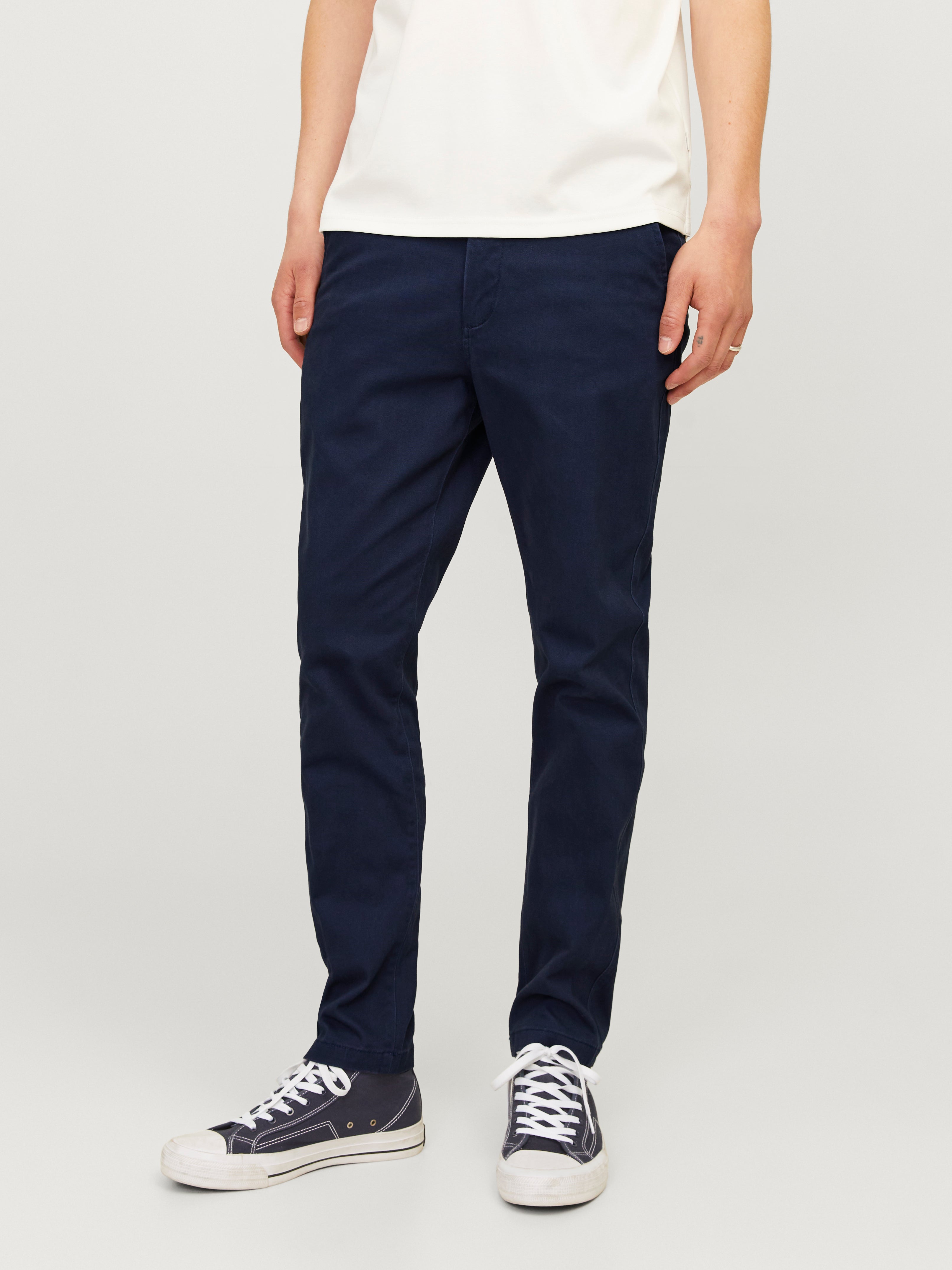 Jack & Jones Slim Fit Chino Hose -Navy Blazer - 12174309