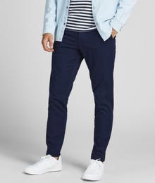 Jack & Jones Slim Fit Chino trousers -Navy Blazer - 12174309