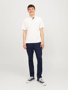 Jack & Jones Slim Fit Chino trousers -Navy Blazer - 12174309