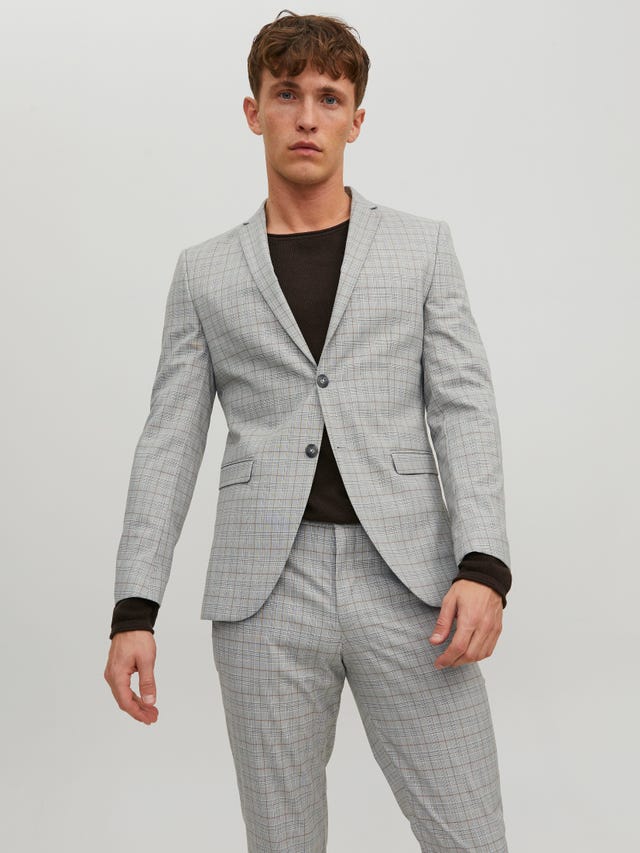 Costume Homme Jack & Jones Premium - Blazer Croisé & Pantalon Super Slim Fit | Style Élégant Et Moderne