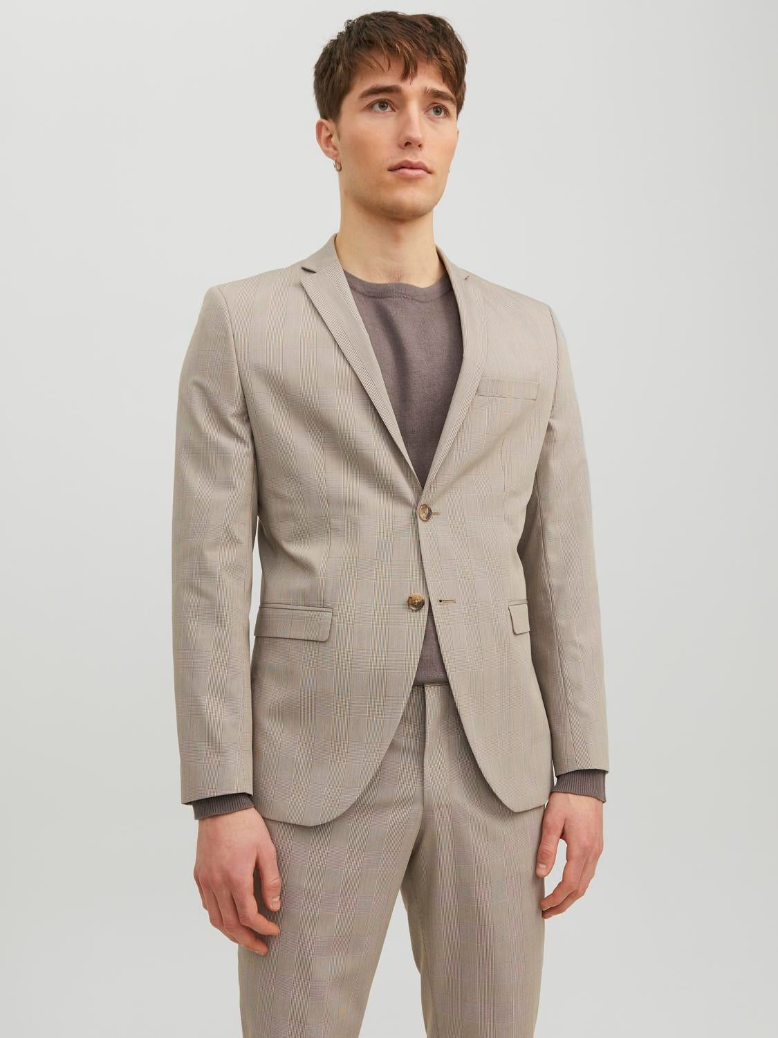 Mens slim hotsell fit linen blazer