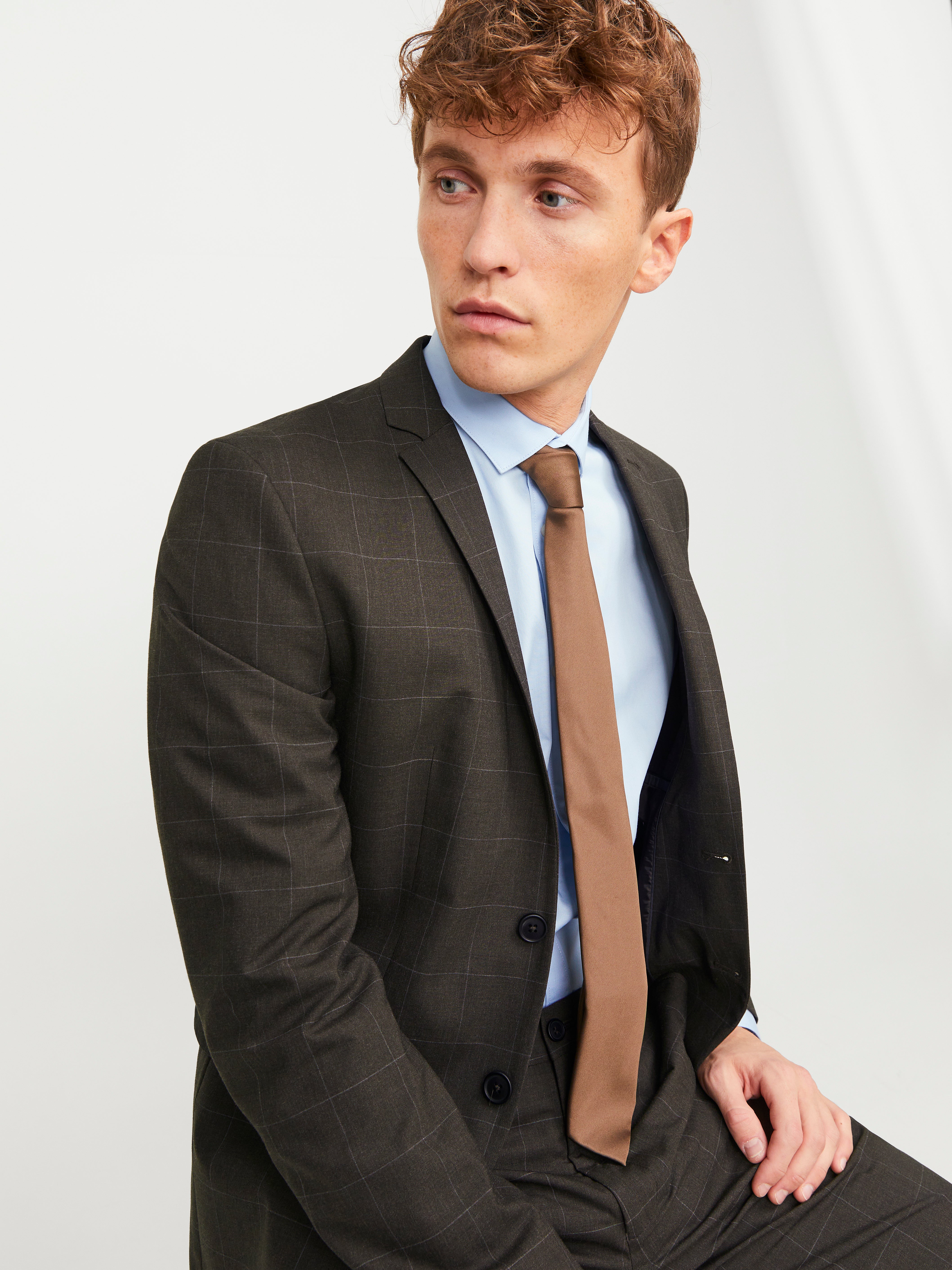 JPRSOLARIS Super Slim Fit Blazer | Dunkelbraun | Jack & Jones® 