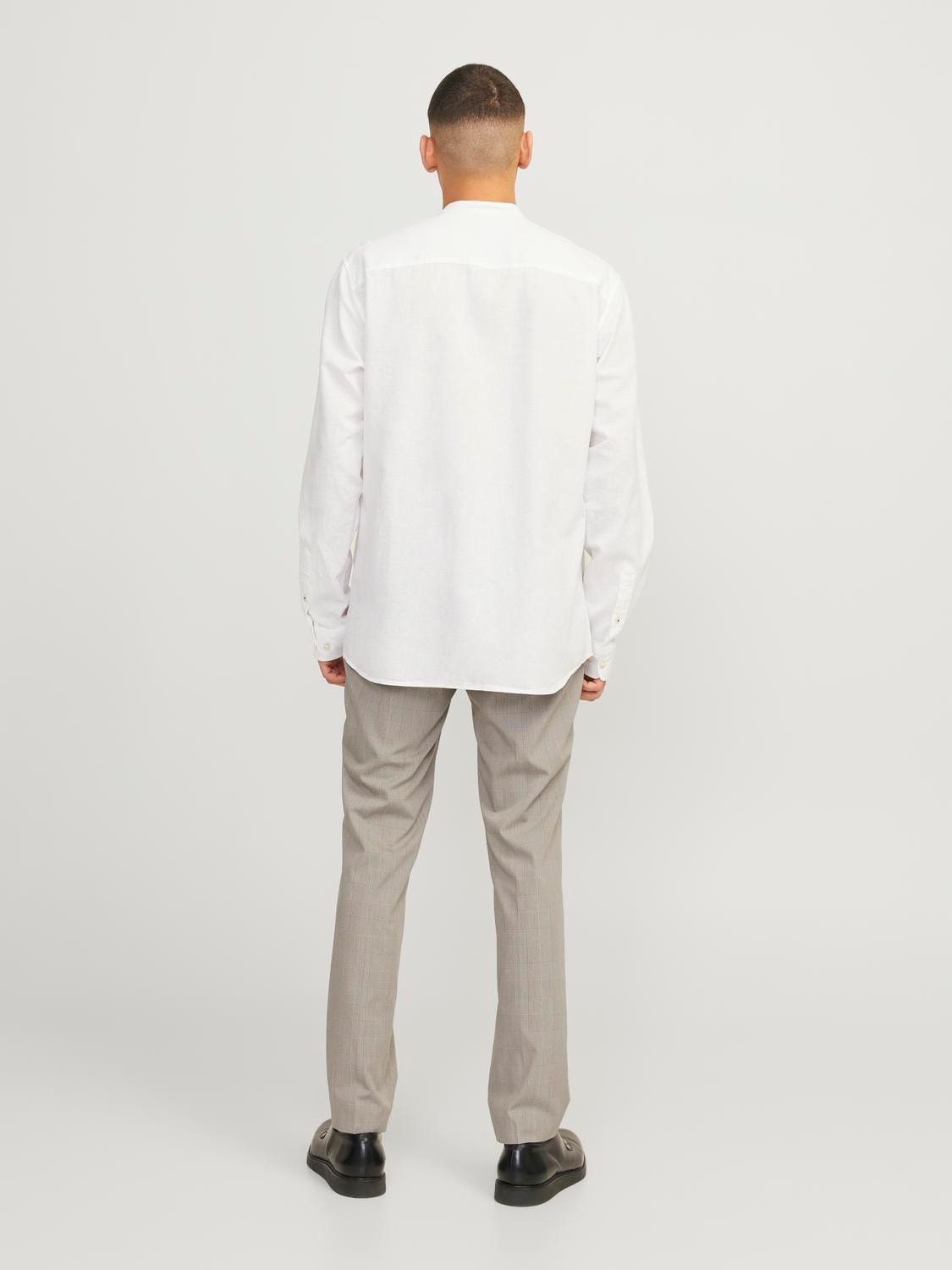 Jack & Jones JPRSOLARIS Super Slim Fit Tailored Trousers -White Pepper - 12174952
