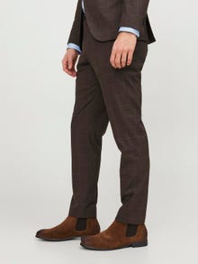 Jack & Jones JPRSOLARIS Super Slim Fit Eleganckie spodnie -Chocolate Torte - 12174952