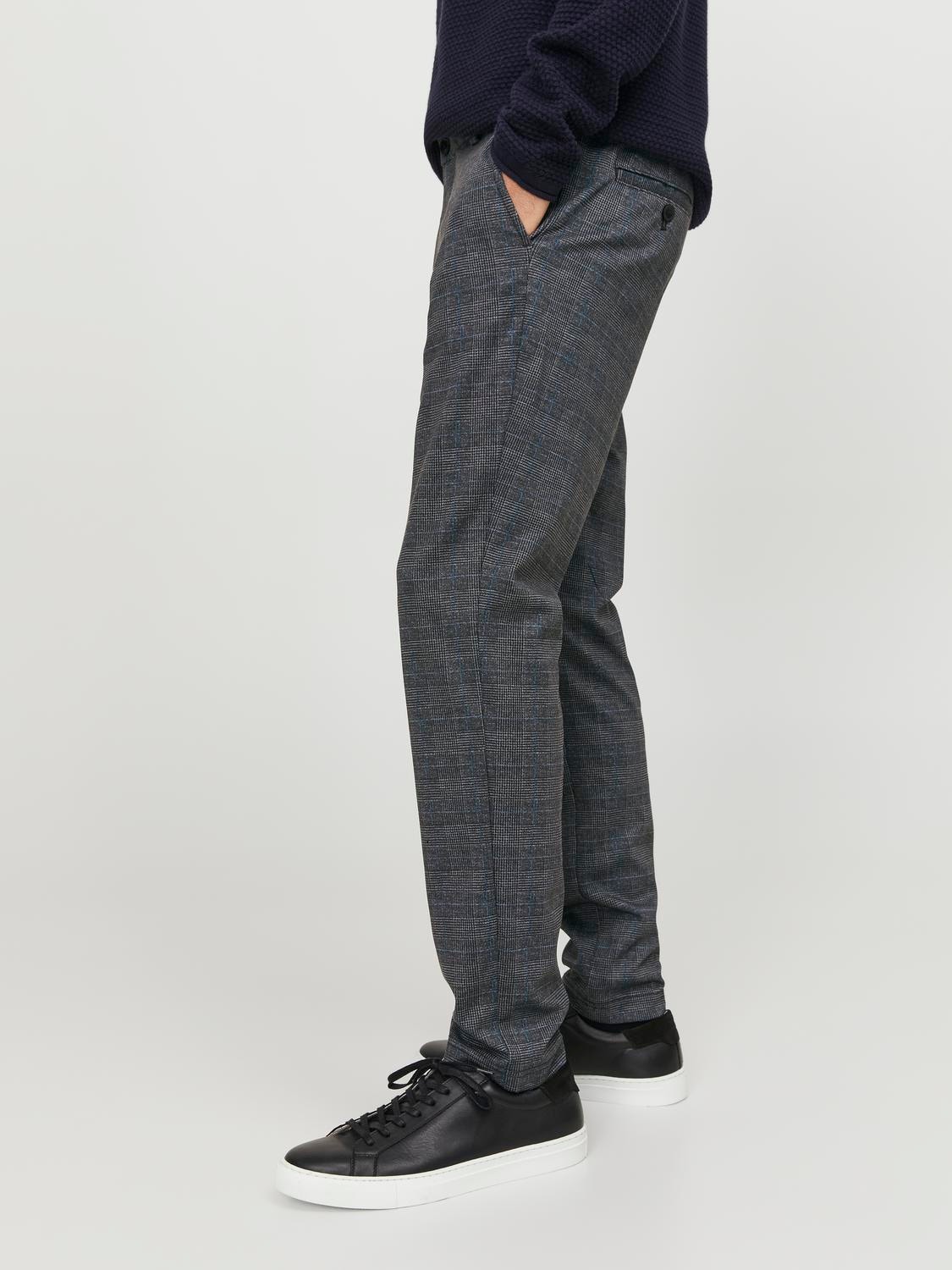 Pantalon chino Regular Fit, Gris foncé