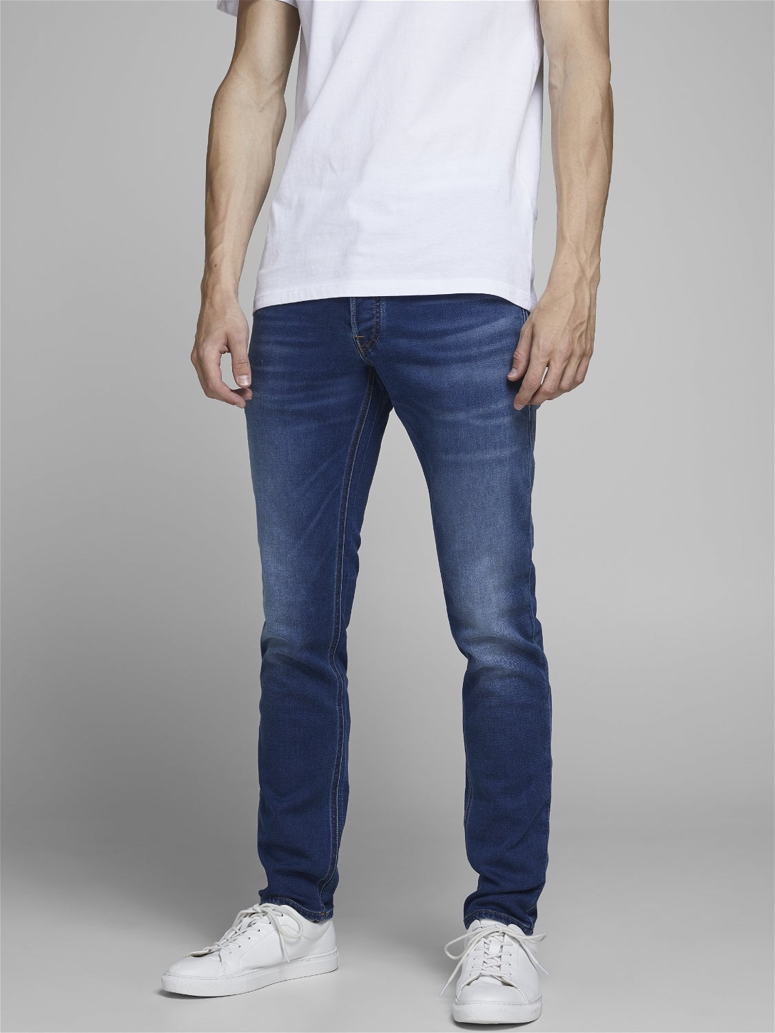 Rabatt 58 % Jack & Jones Jegging & Skinny & Slim HERREN Jeans Basisch Dunkelblau 