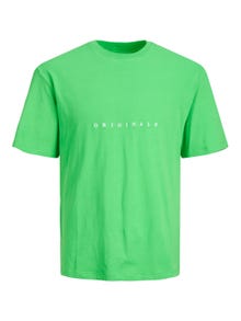 Jack & Jones T-shirt Logo Decote Redondo -Island Green - 12176780