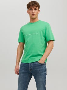 Jack & Jones Camiseta Logotipo Cuello redondo -Island Green - 12176780