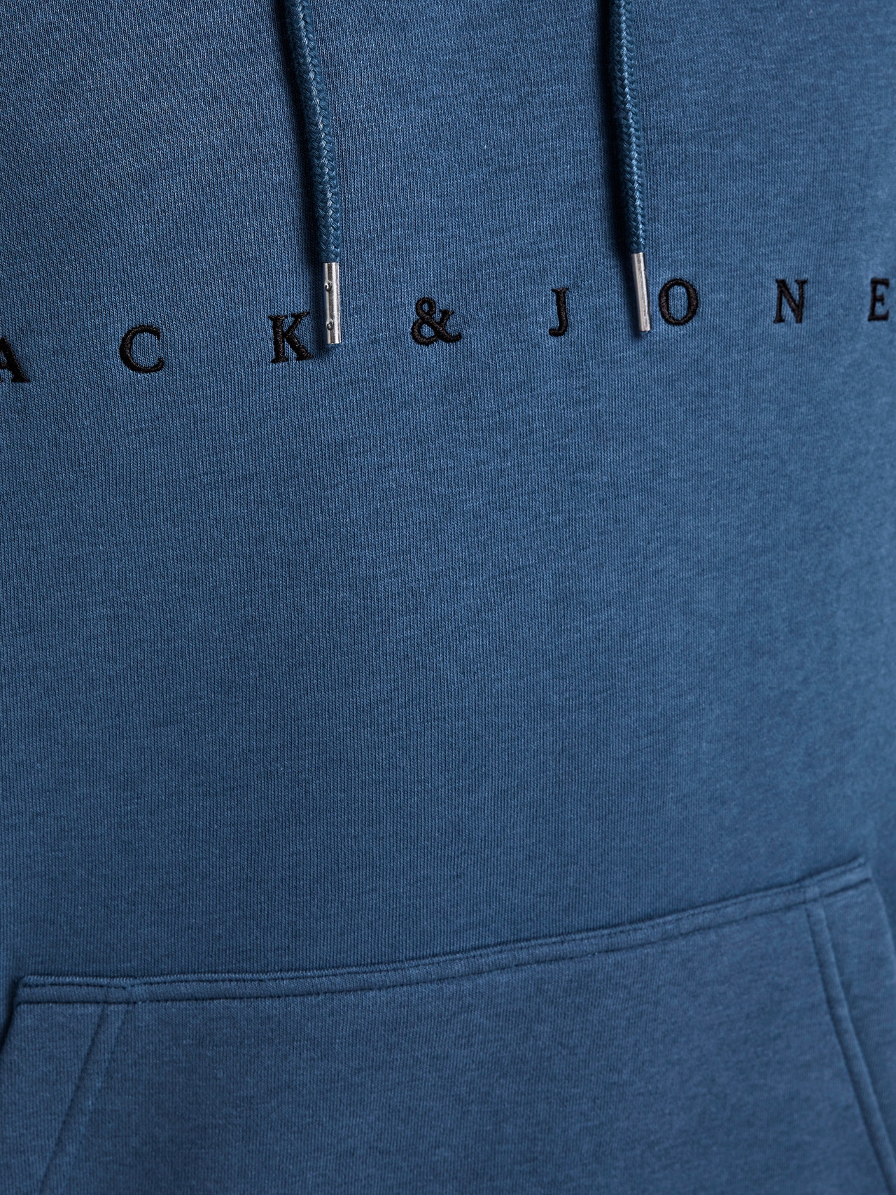 Jack & Jones Logo Hoodie -Ensign Blue - 12176864