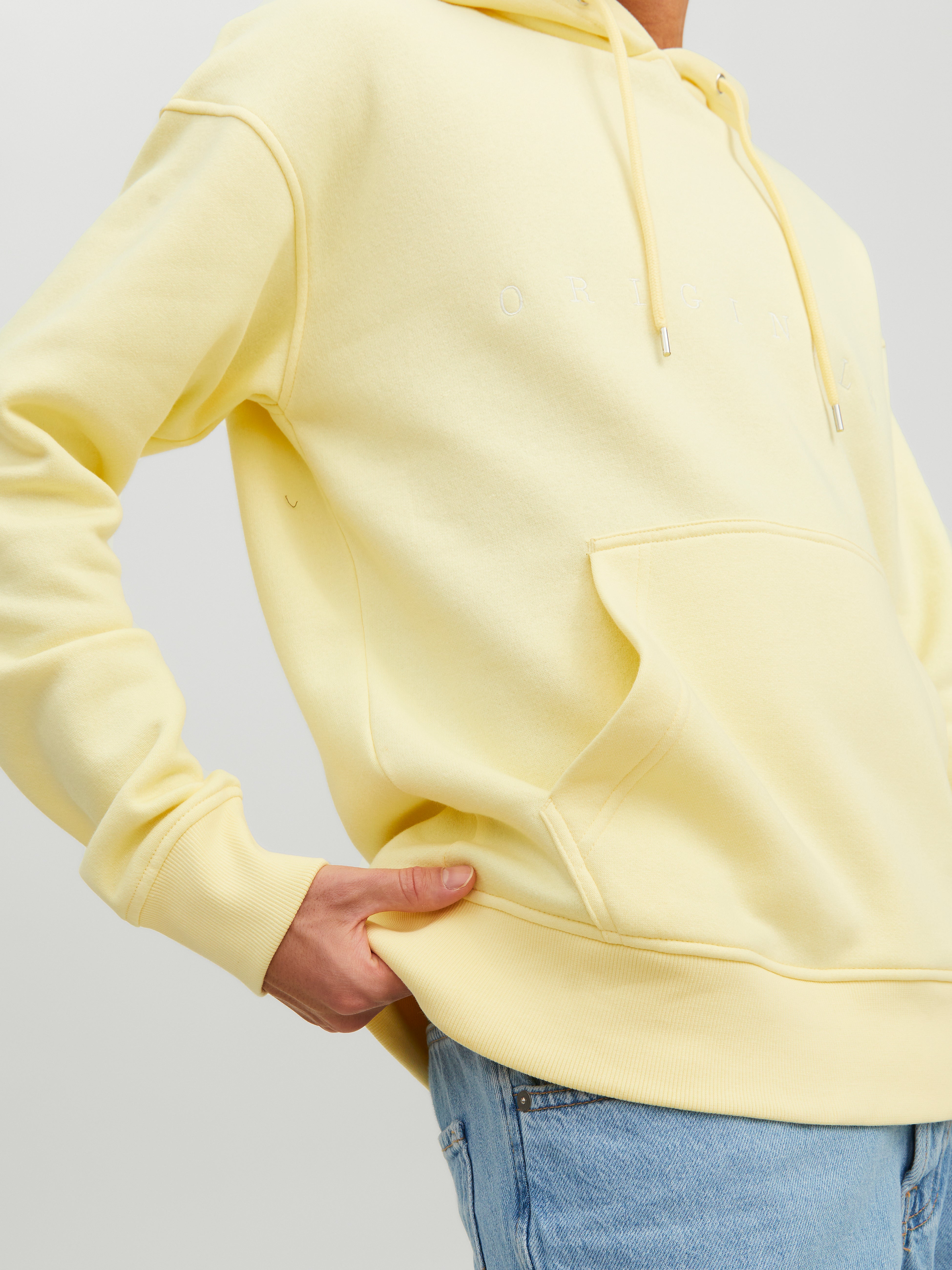 Yellow hot sale pastel hoodie