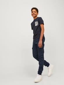 Jack & Jones Cargo kelnės Jaunimui -Navy Blazer - 12177424