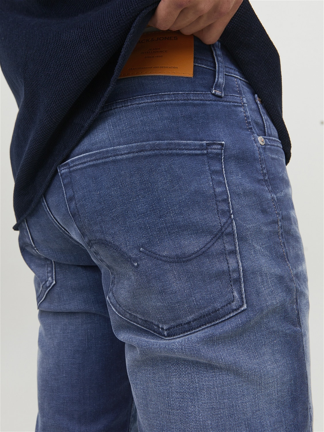 Ja Stevig Onafhankelijk Tim Original JOS 519 Slim/straight fit jeans | Medium Blue | Jack & Jones®