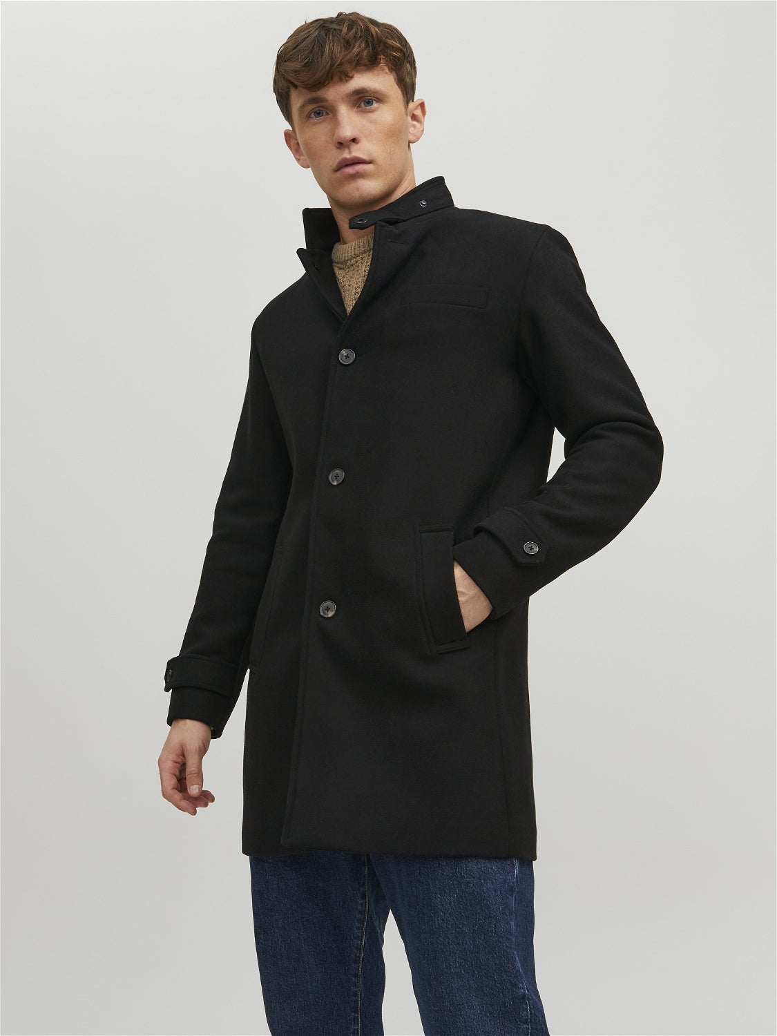 Manteau Homme Jack & Jones Premium Jprmorten Wool Coat STS 