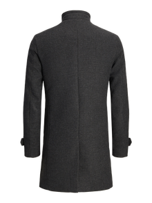 Jack & Jones Coat -Dark Grey Melange - 12177644