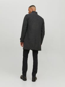 Jack & Jones Kabát -Dark Grey Melange - 12177644