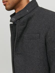Jack & Jones Coat -Dark Grey Melange - 12177644