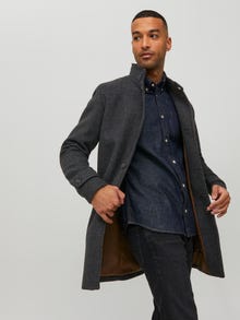 Jack & Jones Coat -Dark Grey Melange - 12177644