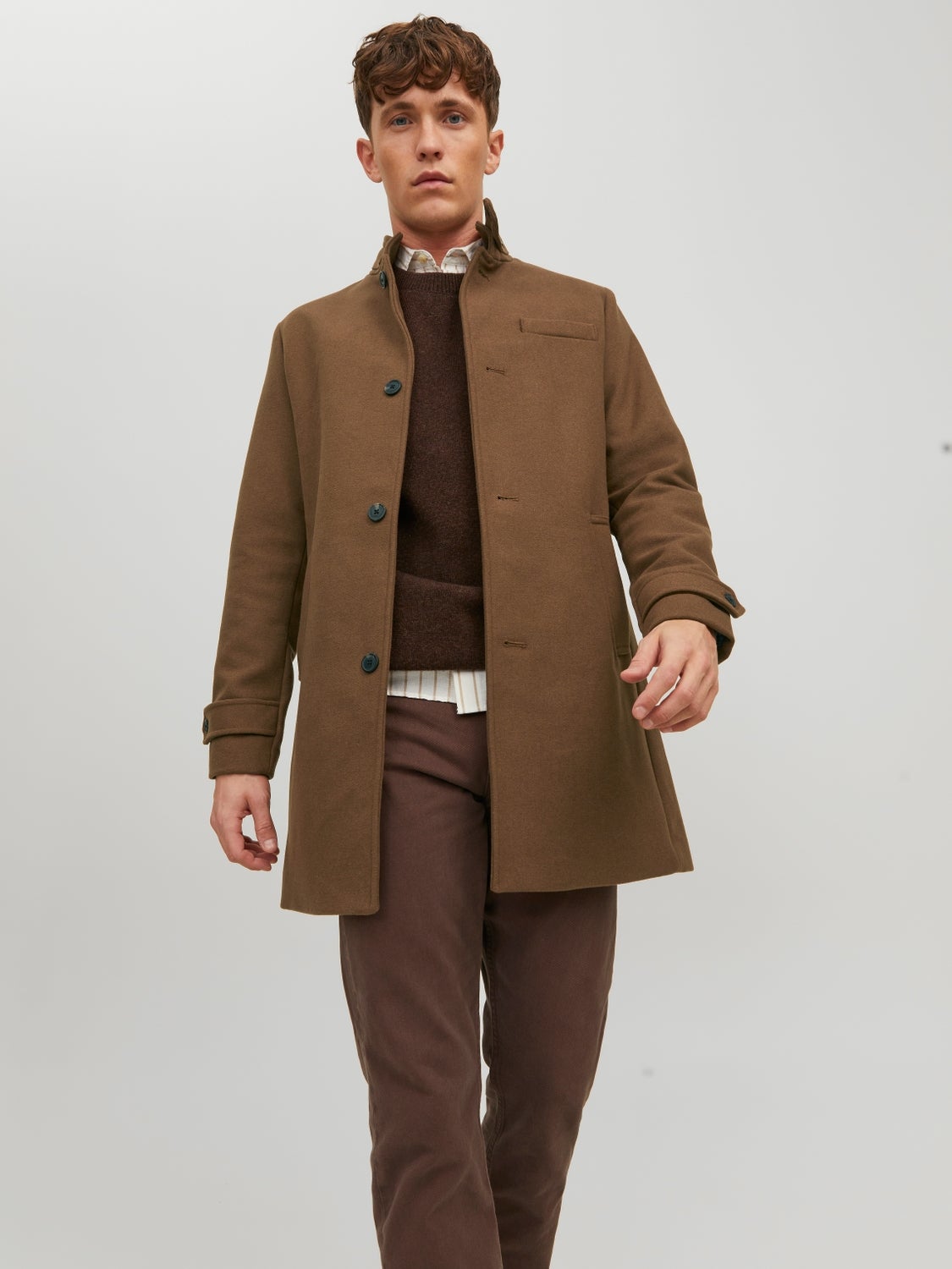 Jack and jones wool on sale coat