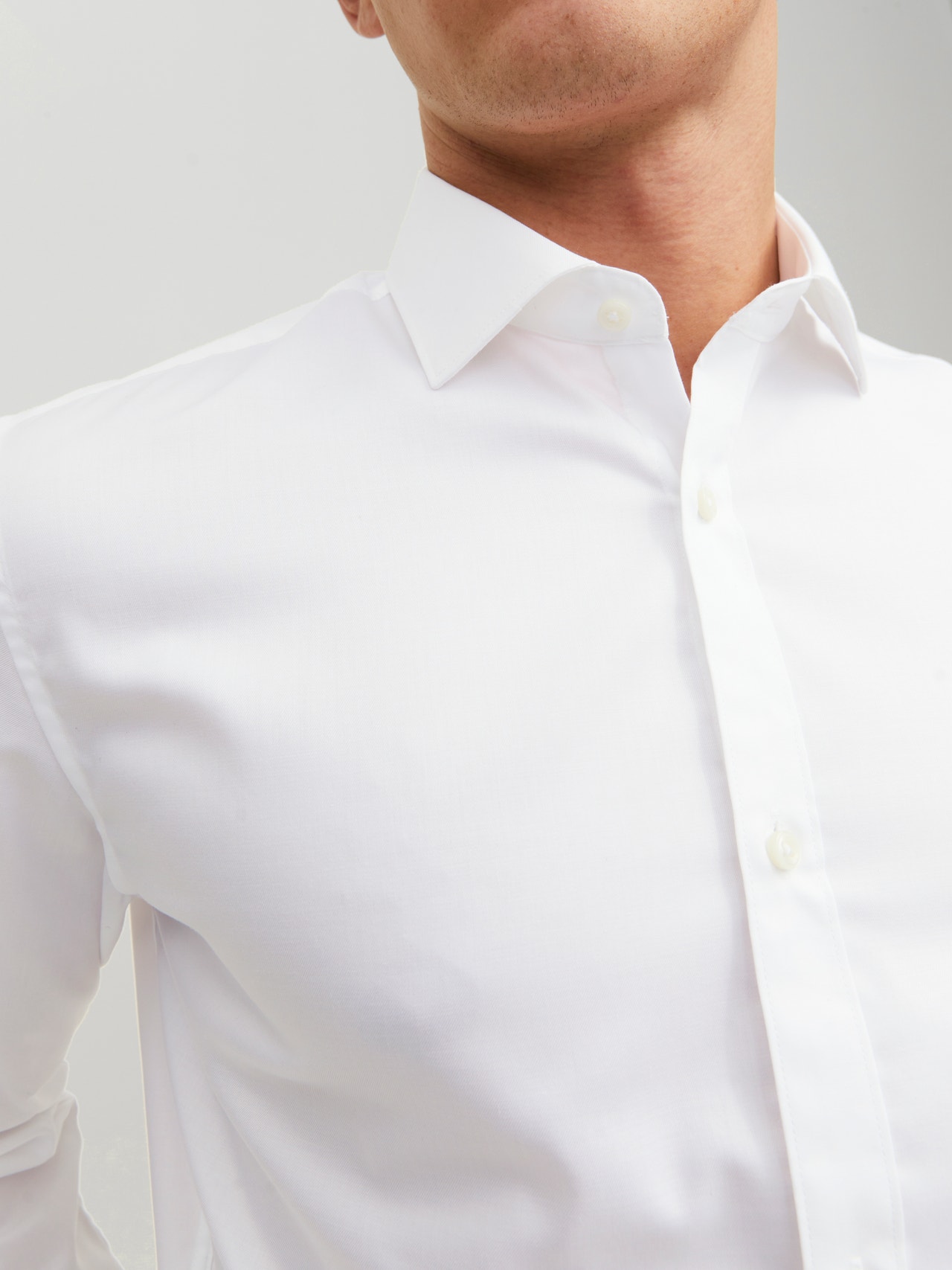 Jack & Jones Slim Fit Dress shirt -White - 12178125