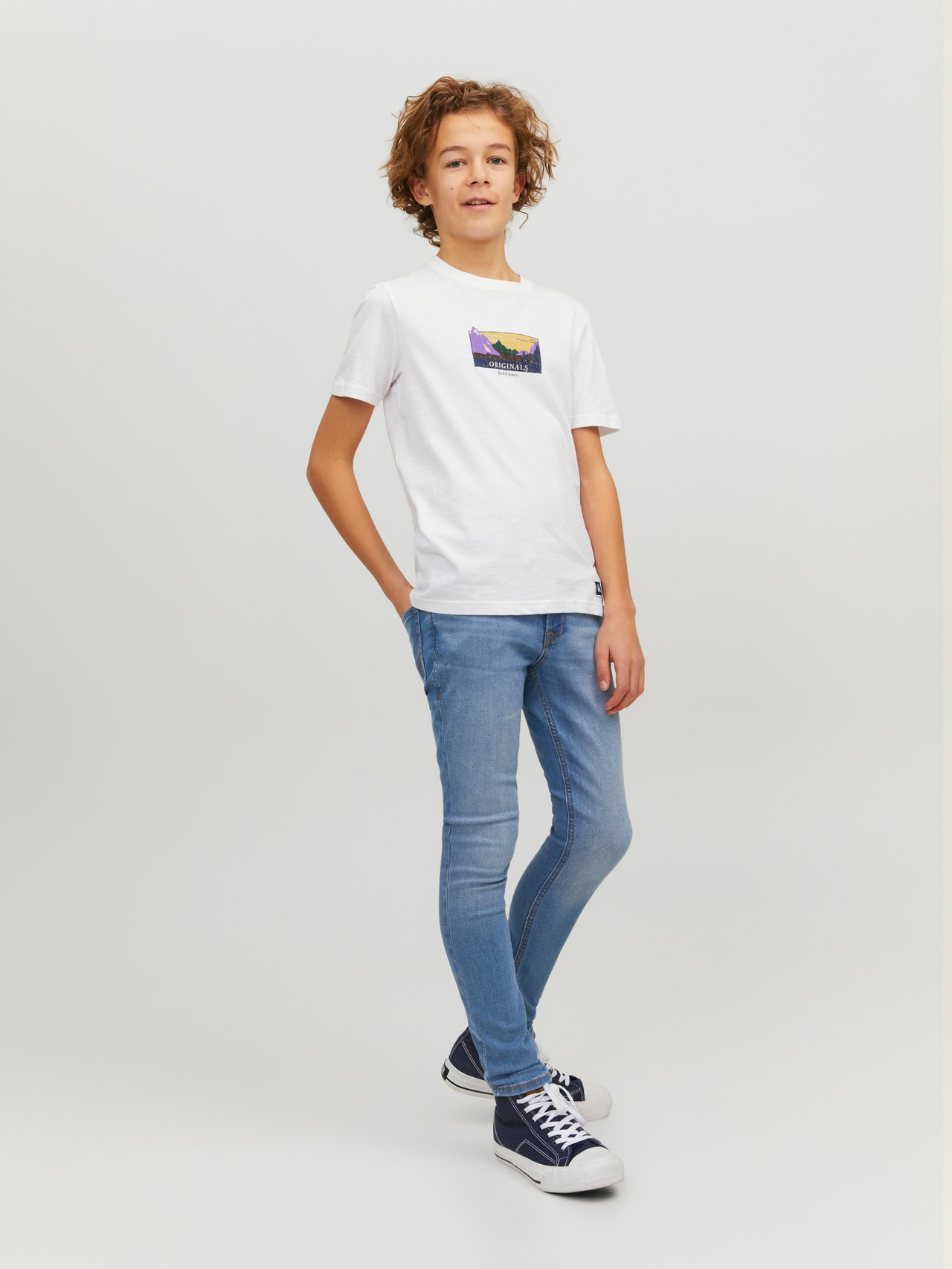 Jeans Jack & Jones Ragazzi - Blu Denim, Vita Regolabile, Modello Skinny, Cotone Elastico, Comodi E Stylish - Foto 8