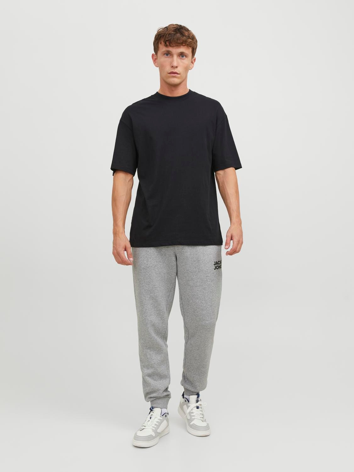 Jack & Jones Regular Fit Melegítőnadrág -Light Grey Melange - 12178421