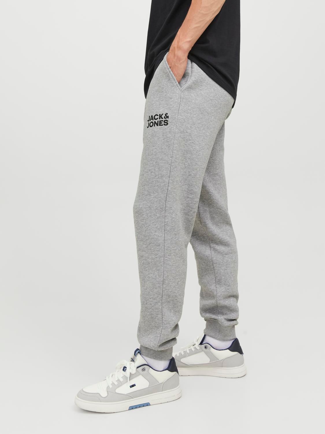 Adidas originals hotsell grey joggers