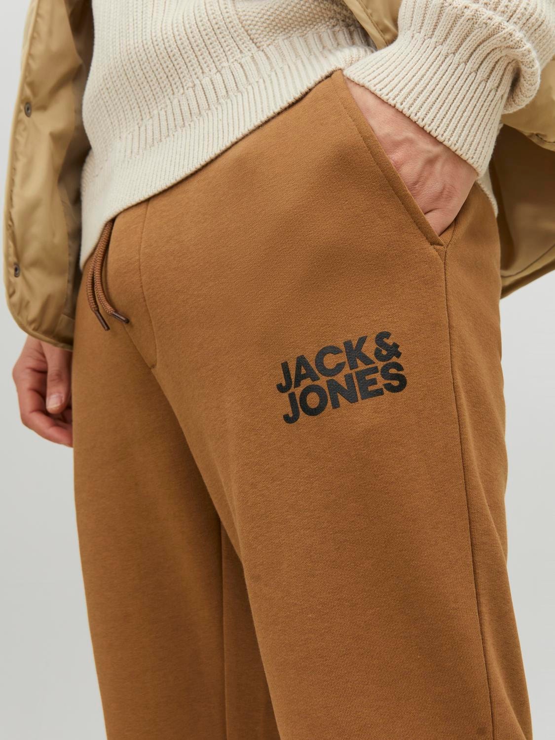 Jack & Jones Regular Fit Collegehousut -Otter - 12178421