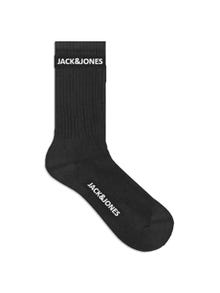 Jack & Jones 5-balení Tenisové ponožky -Black - 12179475