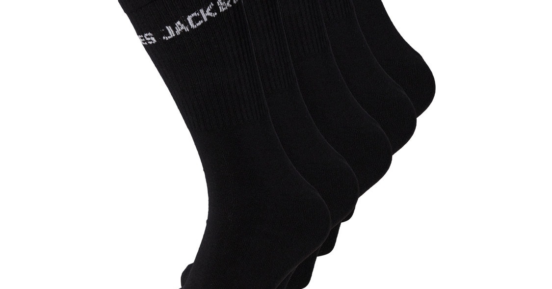 5-pack Tennis socks, Black