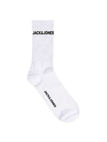 Jack & Jones 5-pakuotės Teniso kojinės -White - 12179475
