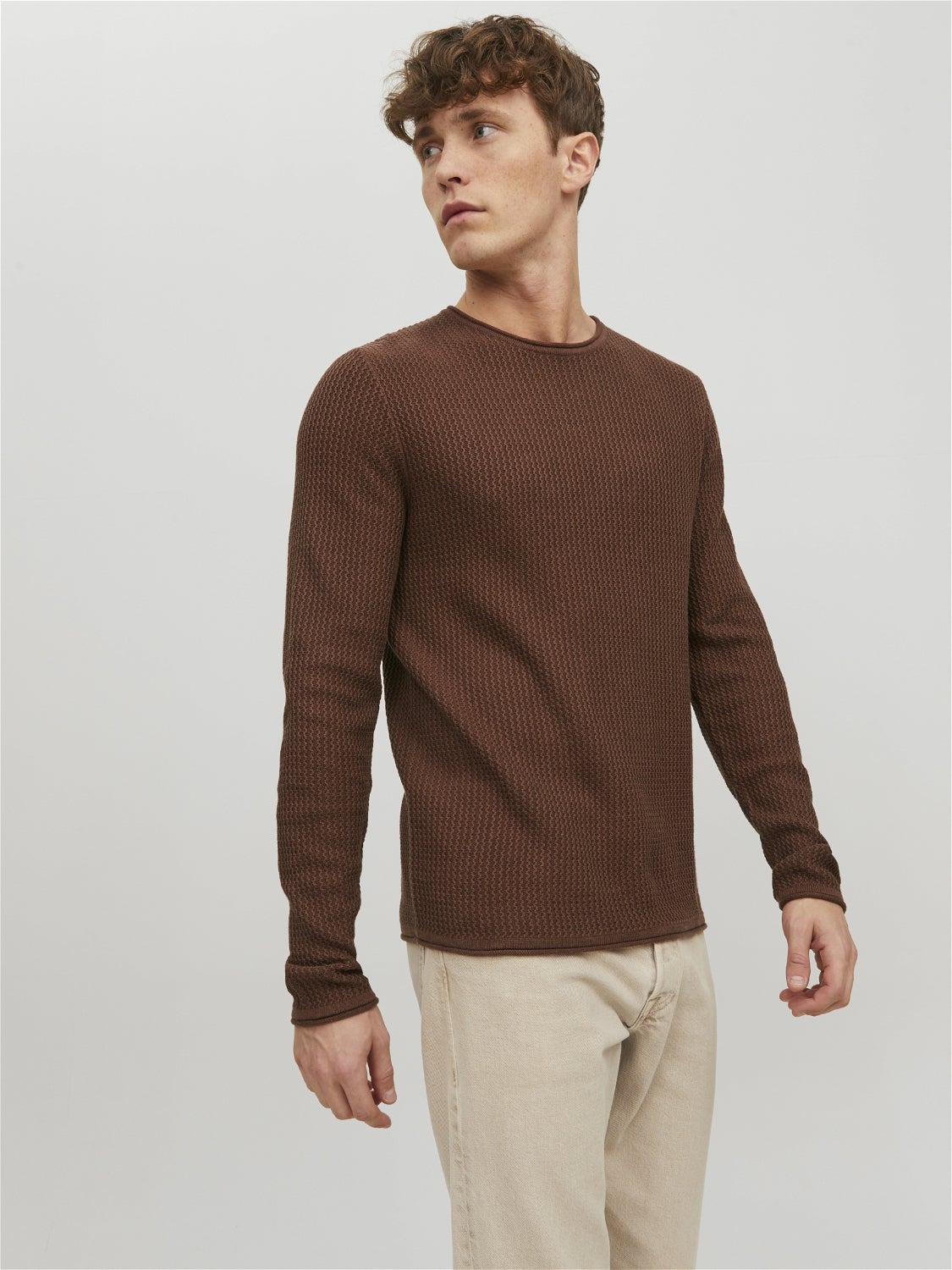 discount 63% Jack & Jones jumper Brown L MEN FASHION Jumpers & Sweatshirts Elegant 