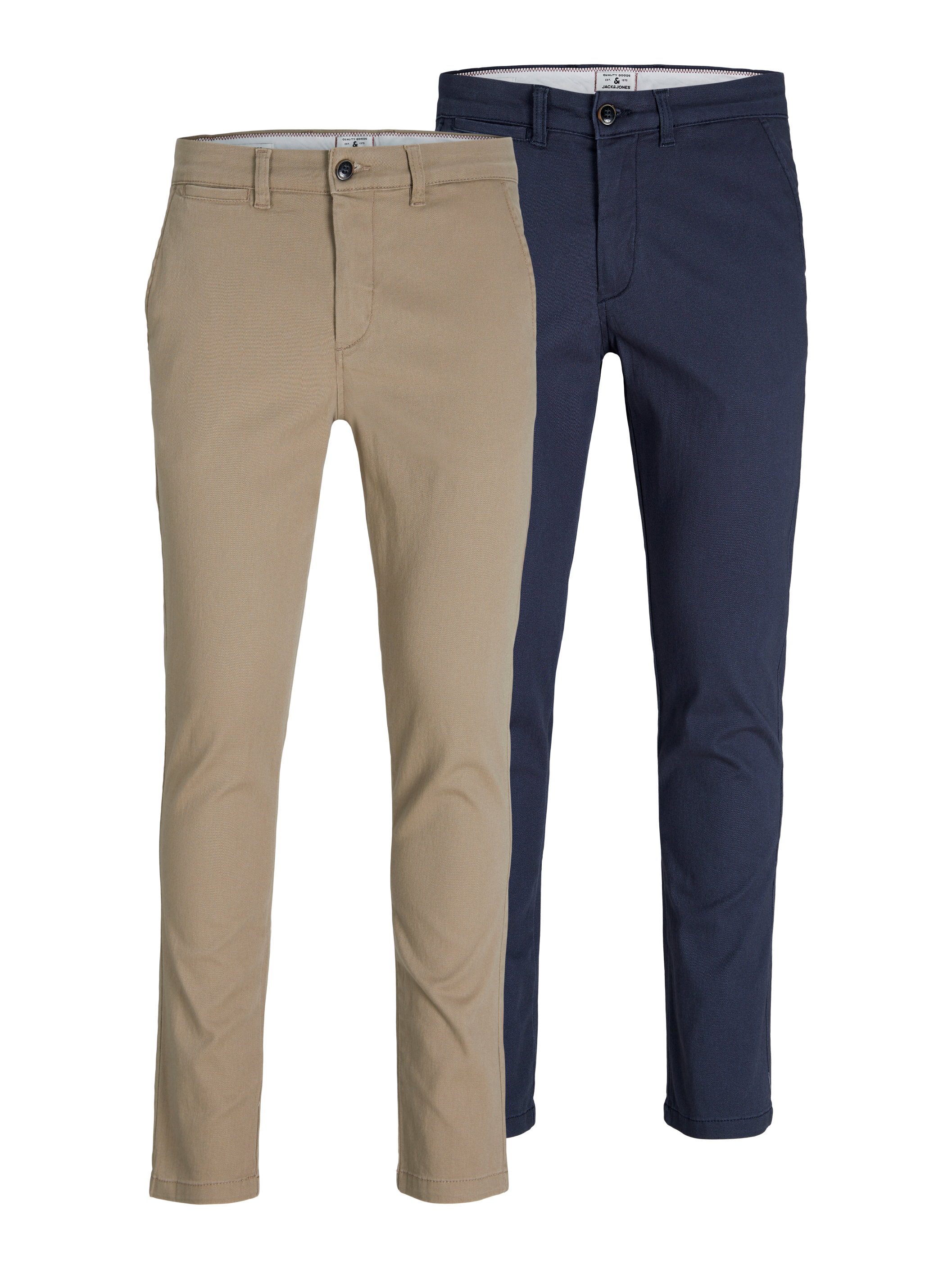 Thumbnail - 2er-pack Slim Fit Chino Hose
