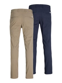 Jack & Jones 2-pak Slim Fit Spodnie chino -Beige - 12180705