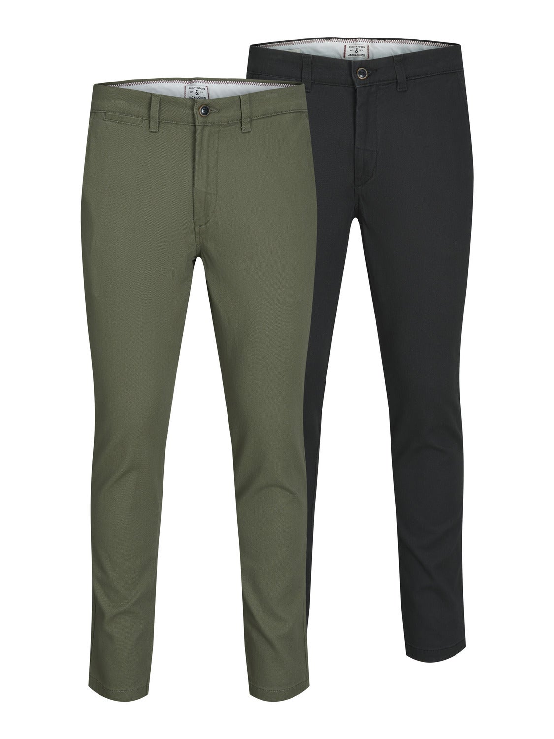 Buy Jet black Trousers & Pants for Men by NETPLAY Online | Ajio.com