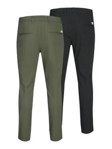 Jack & Jones Pack de 2 Pantalon chino Slim Fit -Black - 12180705