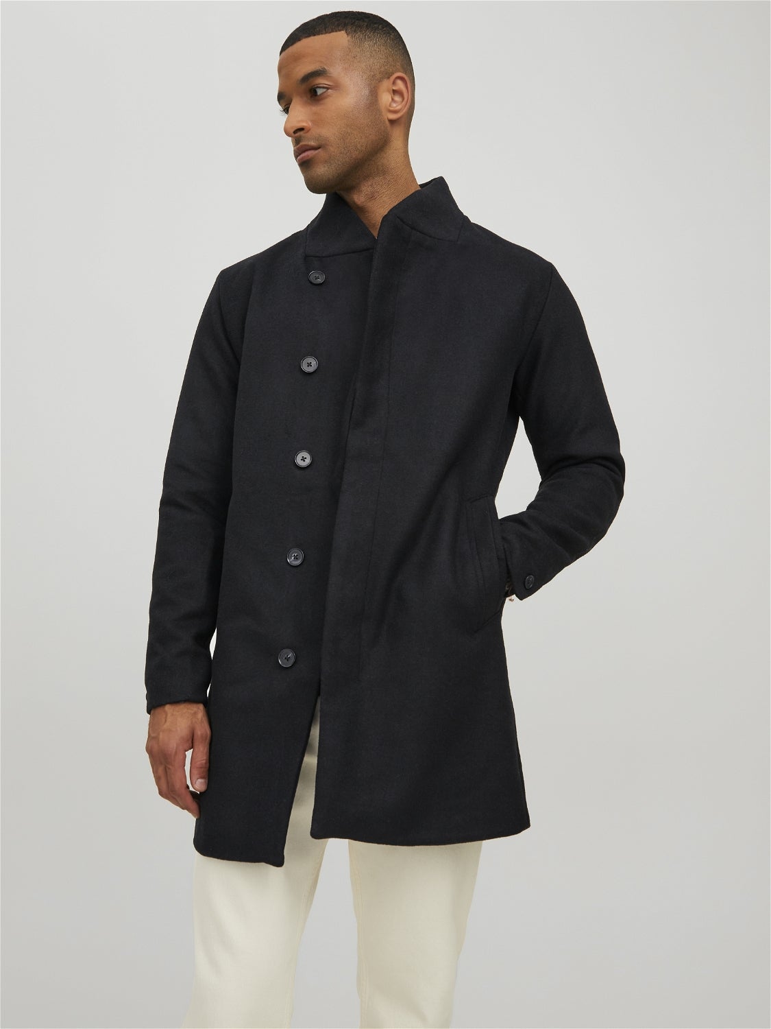 Mededogen Poort Locomotief High neck wool Coat with 50% discount! | Jack & Jones®
