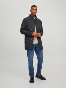 Jack & Jones Kabát -Dark Grey Melange - 12180802