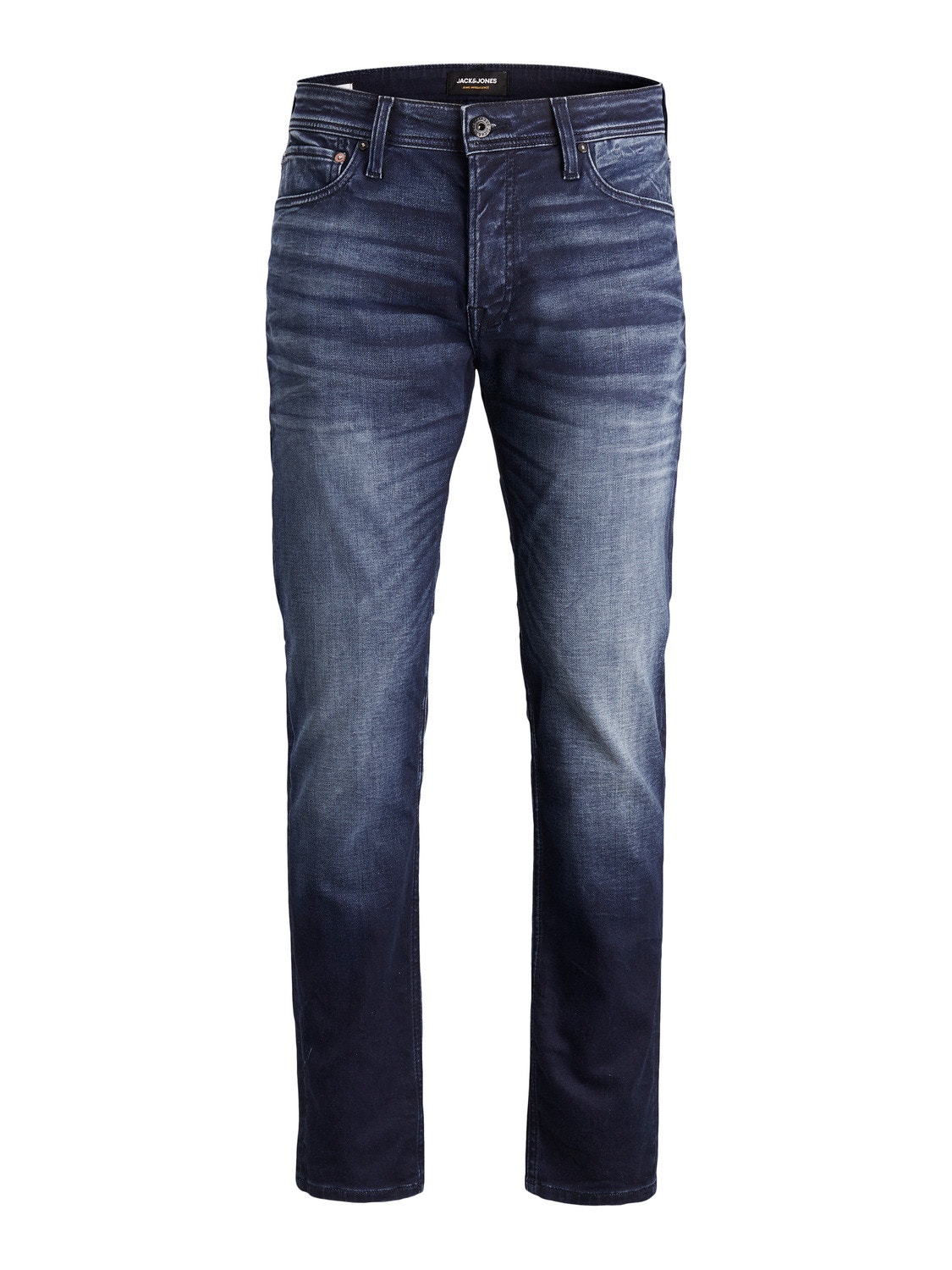 Jack & Jones JJIMIKE JJORIGINAL JOS 597 I.K Tapered fit jeans -Blue Denim - 12181055
